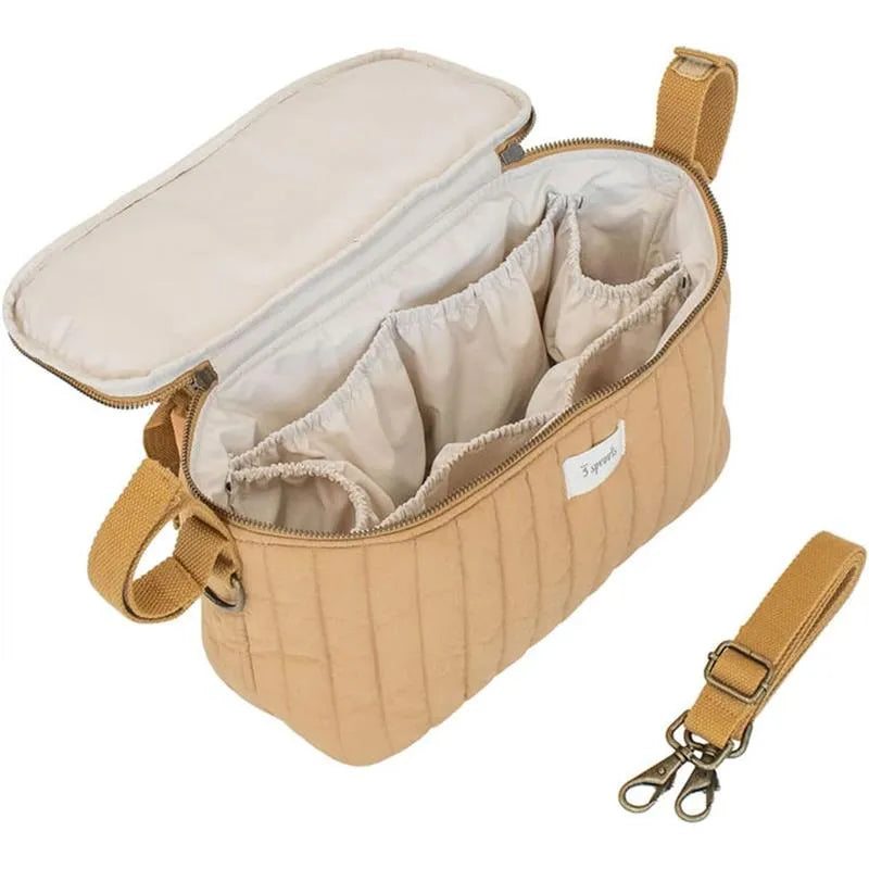 3 Sprouts - Universal Stroller Caddy Organizer, Mustard Image 5