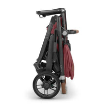 Uppababy - Cruz V2 Stroller, Lucy (Rosewood Mélange/Carbon Frame/Saddle Leather) Image 2