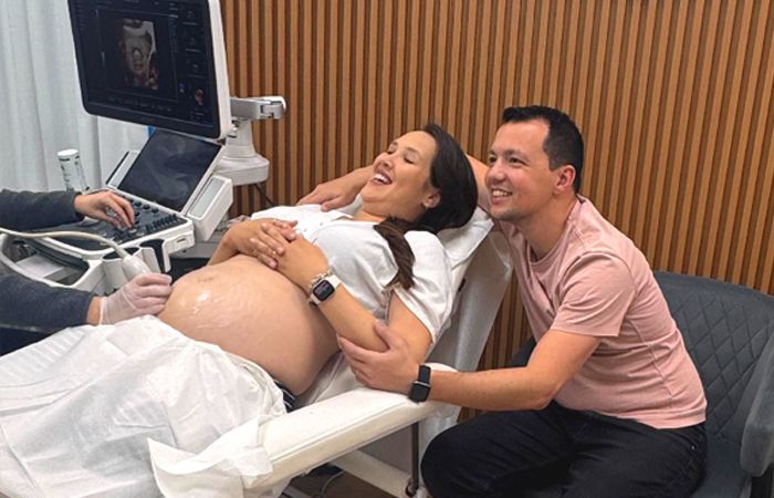 Pacote de ultrassom de revelação de gênero