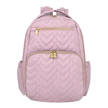 Fisher Price Diaper Bag Signature Morgan Backpack, Rose Pink Image 1