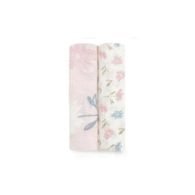 Aden + Anais - 2Pk Silky Soft Swaddle Blanket, Vintage Floral Image 1