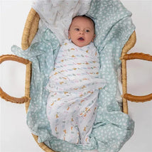 Aden + Anais - 4Pk Aden Muslin Swaddles Denim Wash Image 2