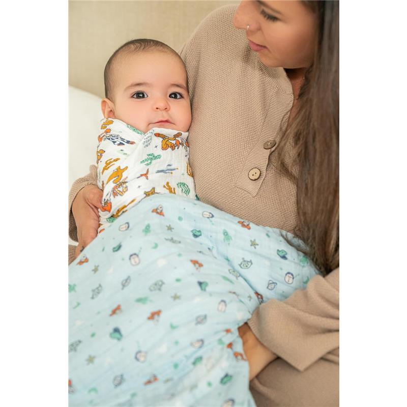 Aden + Anais - 4Pk Essentials Muslin Swaddle Blankets, Toy Story Image 5