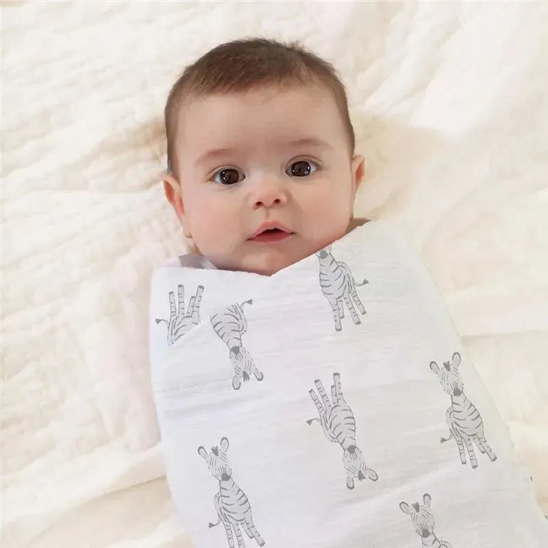 Aden + Anais - 4Pk Muslin Swaddles, Safari Babes Image 2