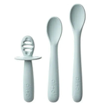 Ali + Oli - 3Pk Multi Stage Spoon Set For Baby, Blue Image 1