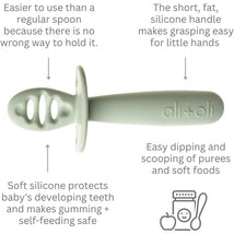 Ali + Oli - 3Pk Multi Stage Spoon Set For Baby | Pine Image 2