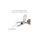 Ali + Oli Pacifier Clip (White Wood) Image 3