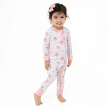 Angel Dear Baby Girl Ribbon Ballerinas Convertible Romper Image 1
