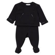 Armani Baby - 2Pk Newborn Boy Top & Bottom Set, Navy Image 1
