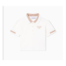 Armani Baby - Baby Boy Short Sleeve Polo Shirt, White Image 1
