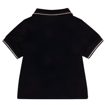 Armani Baby - Boy Essential Short Sleeve Polo, Black Image 2