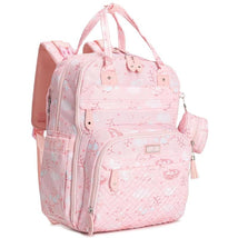 BabbleRoo - Diaper Bag Backpack, Pink Birdy Image 1