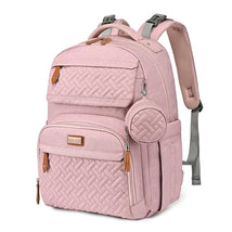 BabbleRoo - Diaper Bag Backpack, Pink Image 1