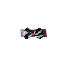 Baby Bella Maya Zoe Zebra Bow With Hot Pink Headband Image 1