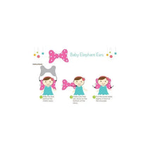Baby Elephant Ears Rainbow Ears Pillow Image 3