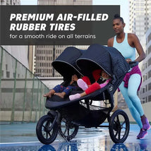 Baby Jogger - Summit X3 Jogging Double Stroller, Midnight Black Image 2