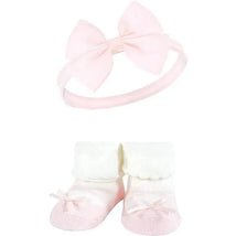 Baby Vision - Hudson Baby Girl's Headband and Socks Giftset, Leopard Image 2