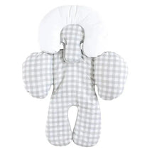 Baby Vision - Hudson Baby Unisex Baby Car Seat Body Support Insert, Gray Gingham, One Size Image 1
