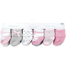 Baby Vision - Little Treasure Baby Girls' Newborn Socks, Ballerina, 6-12M, 8Pk Image 1