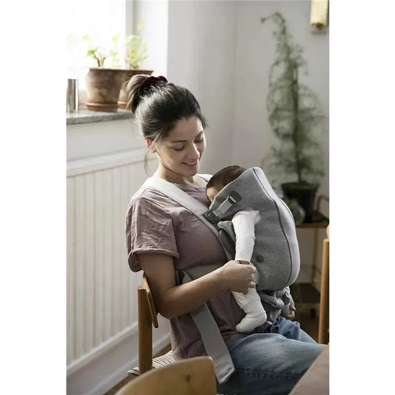Babybjorn - Baby Carrier Mini 3D Jersey, Light Gray Image 3