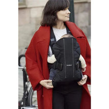 BabyBjörn Baby Carrier One, Cotton, Black, One Size Image 2