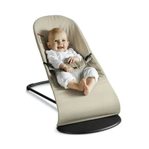 Babybjorn - Baby Bouncer Balance Soft Light Grey Frame Cotton/Jersey, Beige/Gray Image 2
