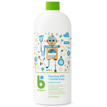Babyganics - Foaming Dish + Bottle Soap Refill, Fragrance Free 32 Oz Image 1