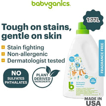 Babyganics - Laundry Detergent Fragrance Free, 60Oz Image 2
