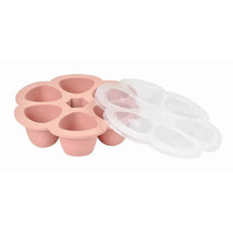 Beaba Multiportions Silicone Baby Food Freezer Tray 3Oz-Rose Image 1