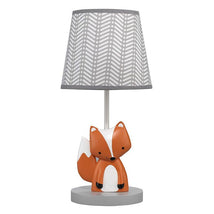 Bedtime Originals Acorn Lamp with Shade & Bulb, Orange Image 1