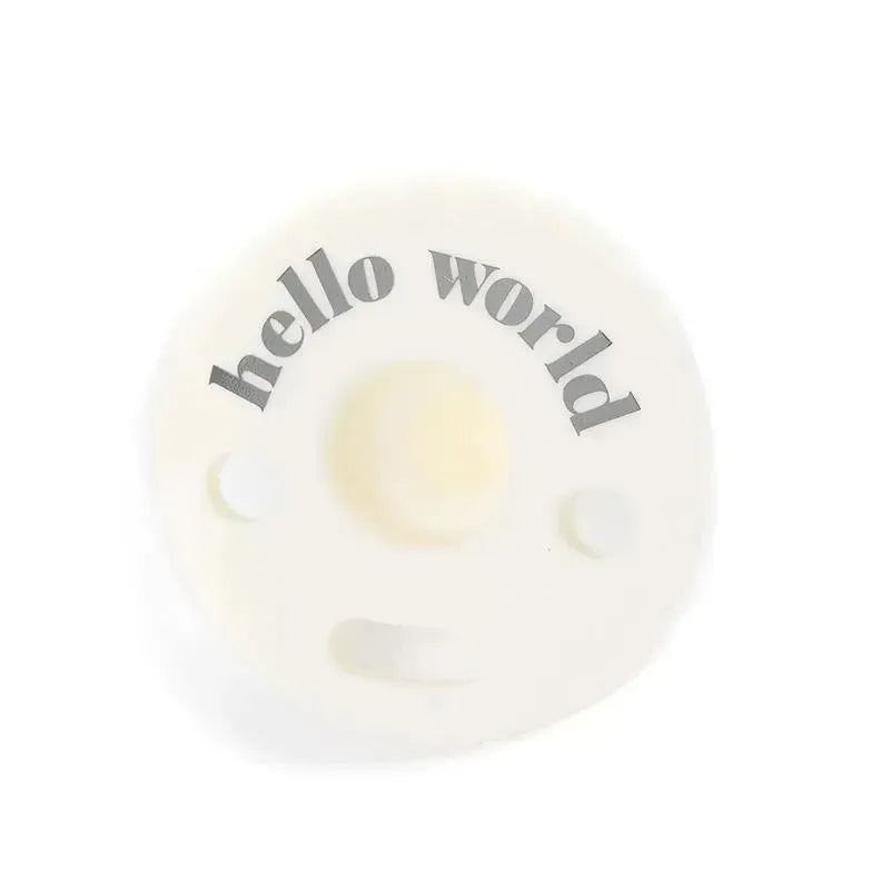 Bella Tunno - Hello World Pacifier, White Image 5