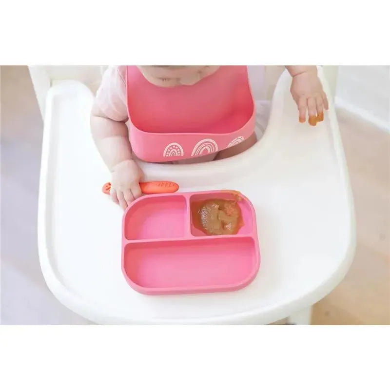 Bella Tunno - Little Bites Bundle, Baby Feeding Set, 100% Food-Grade Silicone, Garden Party Image 3