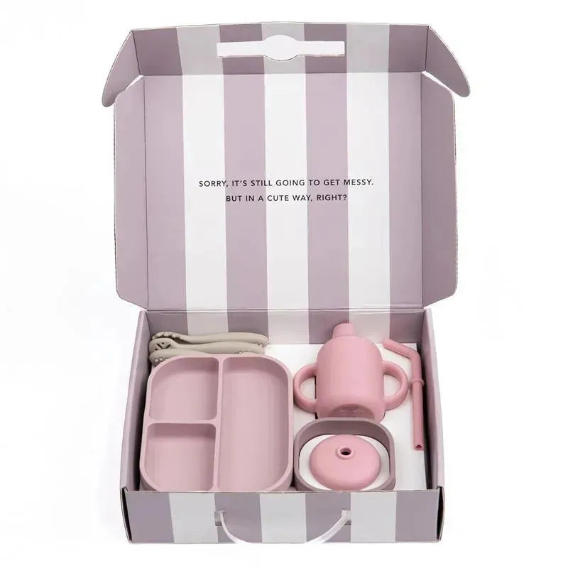 Bella Tunno - Little Bites Bundle, Baby Feeding Set,100% Food-Grade Silicone, Magic Meadow Image 7