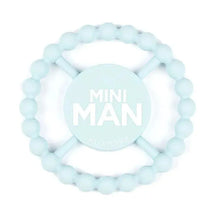 Bella Tunno - Mini Man Happy Teether, Ligh Blue Image 1