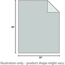 Bleu La La - 100% Luxury Cotton Swaddle Receiving Baby Blanket, Mushroom Camel Image 2