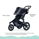 Britax - BOB Gear Revolution Flex 3.0 Jogging Stroller, Graphite Black Image 2