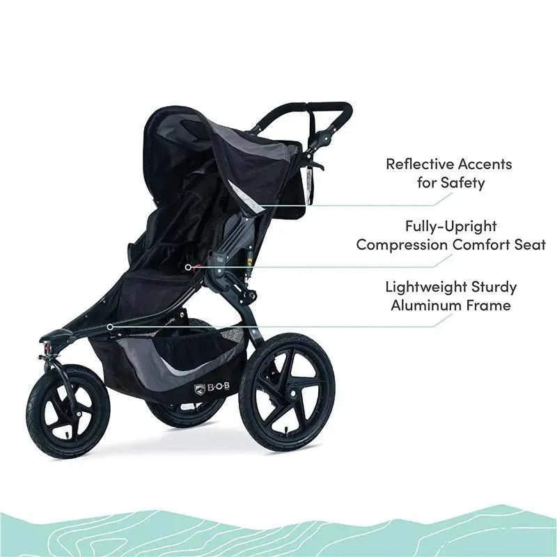 Britax - BOB Gear Revolution Flex 3.0 Jogging Stroller, Graphite Black Image 5