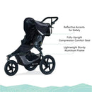 Britax - BOB Gear Revolution Flex 3.0 Jogging Stroller, Graphite Black Image 5