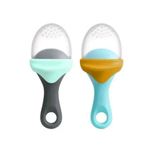 Boon - Pulp Silicone Baby Feeder - 2 Pack, Blue & Green Image 1