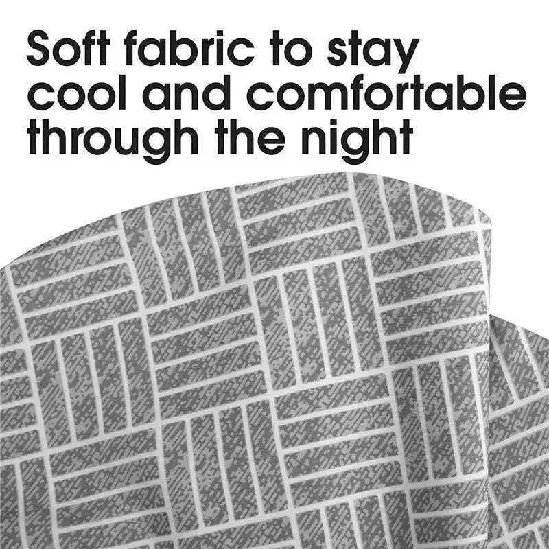 Boppy - Cuddle Pregnancy Pillow, Gray Basket Weave Image 3