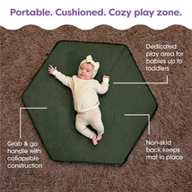 Boppy Foam Play Mat for Baby, Toddlers and Kids, Moss-Maze Green, Easy-Setup with Non-Skid Backing for Floor Play, Tummy Time & More Image 2
