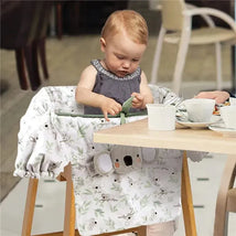 Boppy - Shopping Cart & High Chair Cover with Storage Pouch, Gray Green Koala Image 2