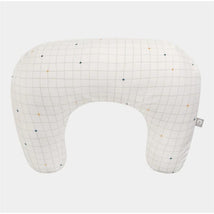 Boppy - New Basic Nursing Pillow, Beige Graph Checkers Image 1