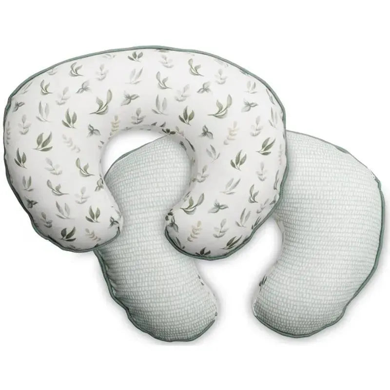 Boppy - Pillow Slipcover Organic Cotton, Green Little Leaves Image 3