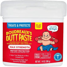 Boudreaux's Baby Butt Paste Diaper Rash Ointment | Maximum Strength | 14 Oz. Jar Image 1