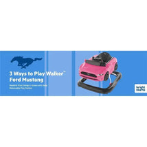 Bright Starts - Ford Mustang 3 Ways To Play Walker - Pink Image 2