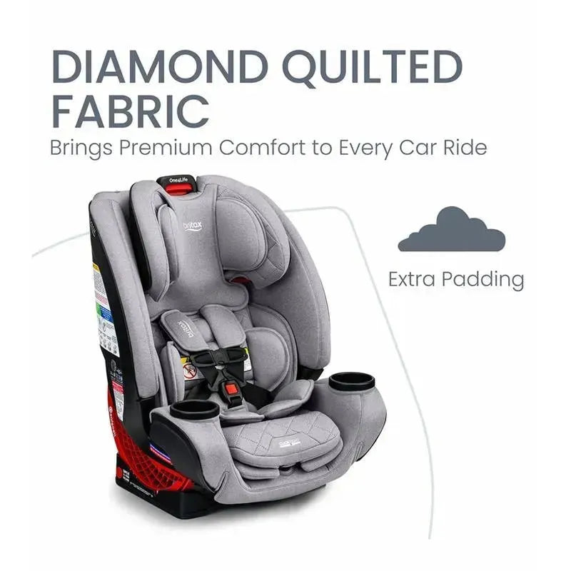 Britax - One4Life ClickTight All-in-One Car Seat, Diamond Quilted Gray Image 3