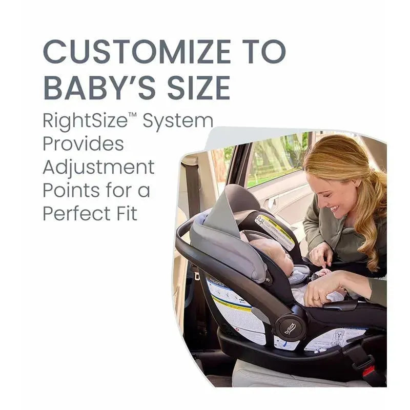 Britax - Willow Brook S+ Travel System with Alpine Anti-Rebound Base, Graphite Onyx Image 4