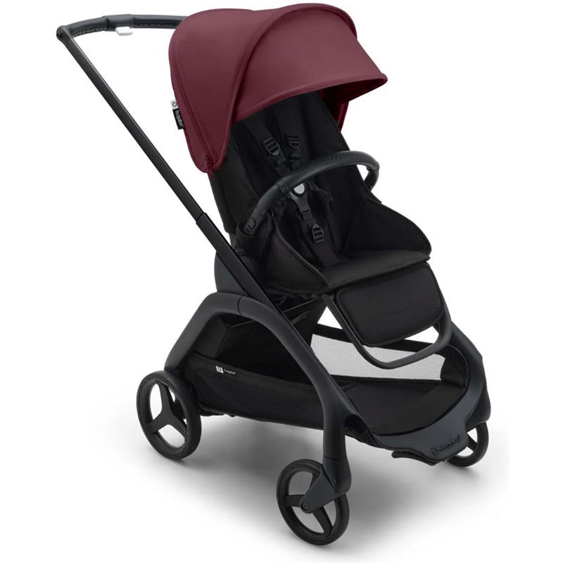 Bugaboo - Dragonfly Seat Complete, Black/Dark Cherry-Dark Cherry Image 1
