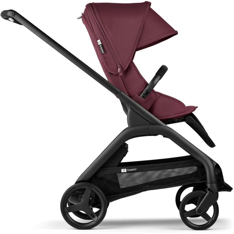 Bugaboo - Dragonfly Seat Complete, Black/Dark Cherry-Dark Cherry Image 3